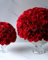 Bình Hoa Hồng Đỏ Rực Rỡ - belovedbeyond.com