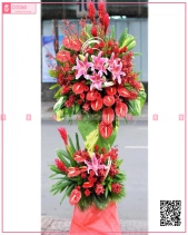 Kệ Hoa Chúc Mừng 2 Tầng - belovedbeyond.com