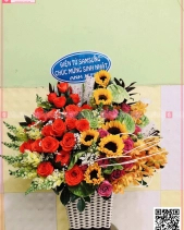 Giỏ Hoa Chúc Mừng - belovedbeyond.com
