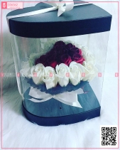 Hoa - Hộp Tim Kính - belovedbeyond.com