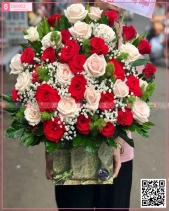 Hoa Hồng Đỏ, Hồng Kem Dâu, Hoa Baby - belovedbeyond.com