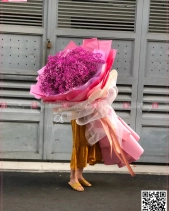 Bó Hoa Baby Hồng - belovedbeyond.com