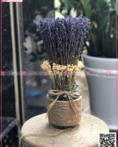 Bình Hoa Lavender - Oải Hương Khô L0003 - belovedbeyond.com