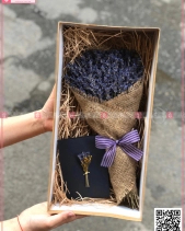 Bó Hoa Lavender Khô Vải Bố - L0049 - belovedbeyond.com