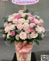 Lẵng Hoa Hồng - belovedbeyond.com