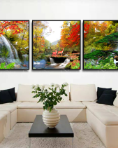 Bộ 3 Tranh Canvas Hình Vuông  05 - belovedbeyond.com