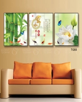 Bộ 3 Tranh Canvas Hình Vuông  09 - belovedbeyond.com