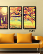 Bộ 3 Tranh Hình Chữ Nhật 04 - belovedbeyond.com