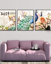 Tranh Hai Chú Chim Công Tgh647 - belovedbeyond.com