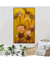 Tranh Hoa Sen Tgh652 - belovedbeyond.com