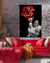 Tranh Cô Gái Hoa Hồng Tgh663 - belovedbeyond.com