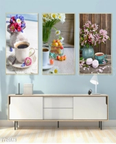 Tranh Ly Cà Phê Và Bình Hoa Tgh675 - belovedbeyond.com