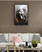 Tranh Chú Ngựa Trắng Tgh701 - belovedbeyond.com