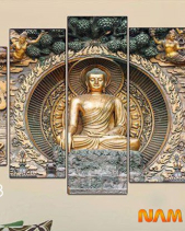 Tranh Đức Phật Bổn Sư 5 Tấm Tnp078 - belovedbeyond.com