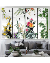 Tranh Tứ Quý Canvas 01Ttq - belovedbeyond.com