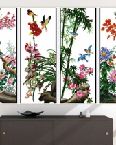 Tranh Tứ Quý Cây Kiểng 10Ttq - belovedbeyond.com