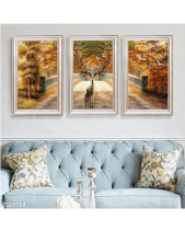 Tranh Chú Hươu Và Hàng Cây Tgh704 - belovedbeyond.com