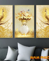 Tranh Chim Công Vàng Tgh1915 - belovedbeyond.com