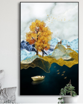 Tranh Cây Và Con Thuyền Tgh708 - belovedbeyond.com