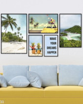 Tranh Cây Dừa Ở Biển Tgh730 - belovedbeyond.com