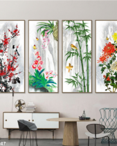 Tranh Cây Trúc Và Đóa Hoa Tgh747 - belovedbeyond.com