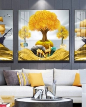 Tranh Tráng Gương Cây Tài Lộc Ft60215 - belovedbeyond.com