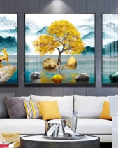 Tranh Cây Tài Lộc Và Đá Pha Lê Ft60202 - belovedbeyond.com