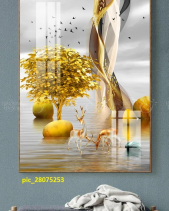 Tranh Tráng Gương Cây Tài Lộc Pic_28075253 - belovedbeyond.com