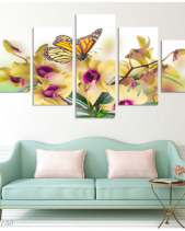 Tranh Bướm Và Bông Hoa Tgh780 - belovedbeyond.com