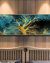 Tranh Cây Lá Rụng Và Hươu Jc352 - belovedbeyond.com