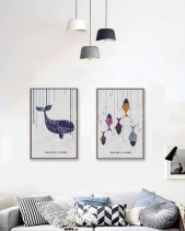 Tranh Trang Trí Ảnh Cá Heo Np27 - belovedbeyond.com