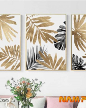 Tranh Trang Trí Phòng Khách Lá Cây Np51 - belovedbeyond.com
