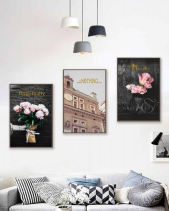 Tranh Trang Trí Bông Hoa Tone Đen Np26 - belovedbeyond.com