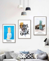 Tranh Hình Trái Thơm Đơn Giản Đẹp Np22 - belovedbeyond.com