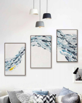 Tranh Trang Trí Đàn Cá Bơi Np36 - belovedbeyond.com