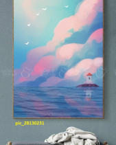 Tranh Treo Tường 3D Trời Xanh Pic_28130231 - belovedbeyond.com