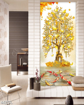 Tranh Cây Tiền Tài Lộc Và Cửu Ngư 443Ttl - belovedbeyond.com