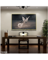 Tranh Cô Gái Và Chú Chim Tgh838 - belovedbeyond.com