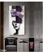 Tranh Cô Gái Và Cầu Thang Xoắn Ốc Tgh846 - belovedbeyond.com