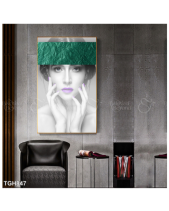 Tranh Cô Gái Trắng Đen Tgh847 - belovedbeyond.com