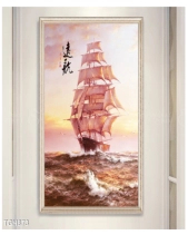 Tranh Thuyền Buồm Hồng Tgh873 - belovedbeyond.com