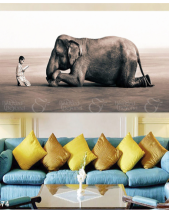 Tranh Chú Voi Và Cậu Bé Tgh874 - belovedbeyond.com