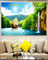 Tranh Cảnh Đẹp Thiên Nhiên Và Thuyền Buồm 187Tb - belovedbeyond.com