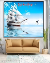 Tranh 3D Thuyền Buồm Nghệ Thuật 052Tb - belovedbeyond.com