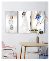 Tranh Cô Gái Và Khóm Hoa Tgh883 - belovedbeyond.com