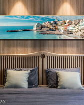 Tranh Thành Phố Ven Biển Tgh889 - belovedbeyond.com