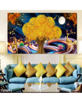 Tranh Cây Đồng Tiền Tgh913 - belovedbeyond.com