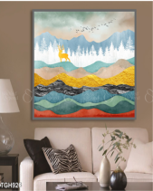 Tranh Chú Hươu Và Hàng Cây Tgh926 - belovedbeyond.com