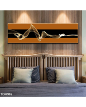 Tranh Sóng Vàng Nghệ Thuật Tgh962 - belovedbeyond.com