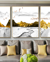 Tranh Dãy Núi Vàng Tgh968 - belovedbeyond.com